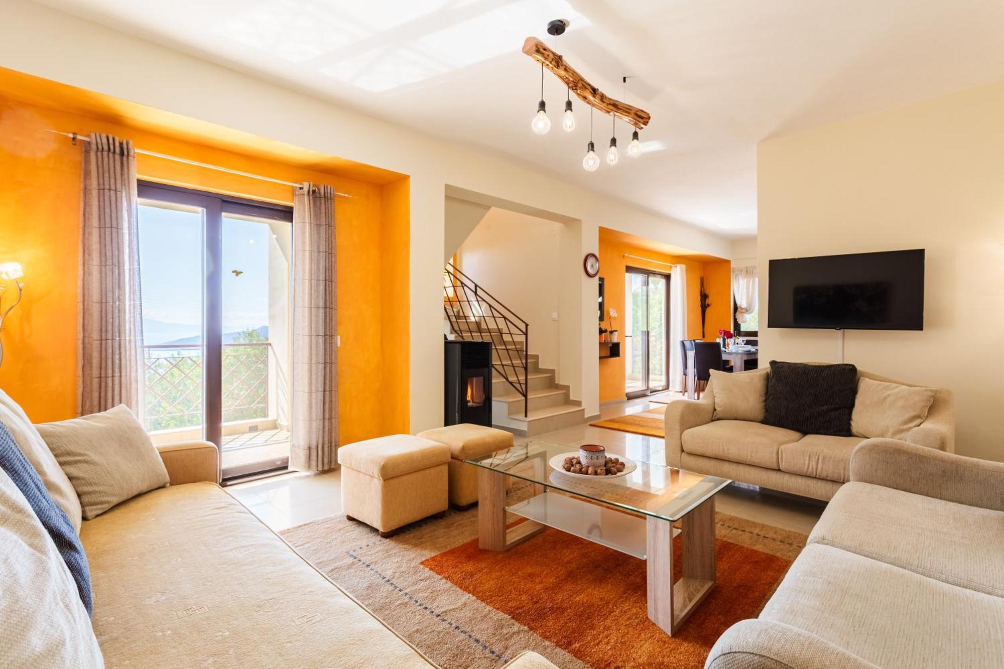Villa Armonia, Sunset View And Relaxing Beach Vibe Proástion エクステリア 写真